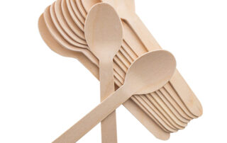 Biodegradable 160mm Disposable Wooden Spoons