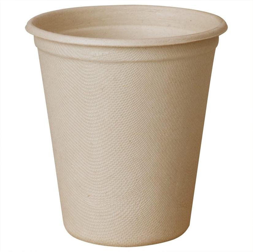 biodegradable sugarcane coffee bagasse paper cups