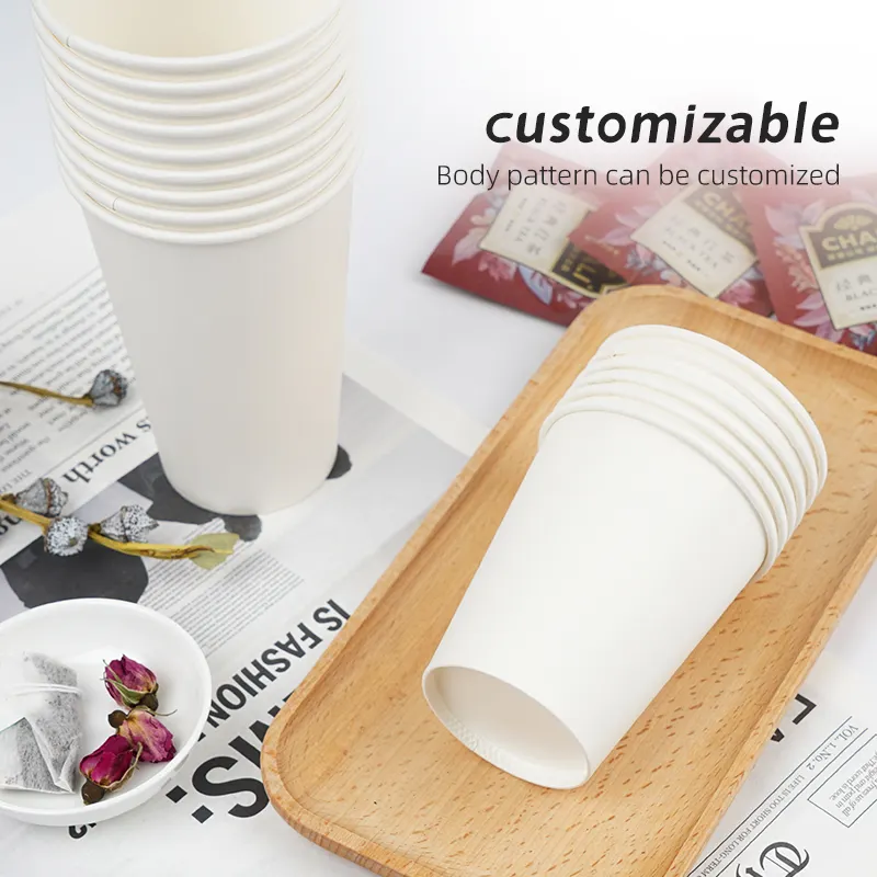 recyclable single wall paper cup