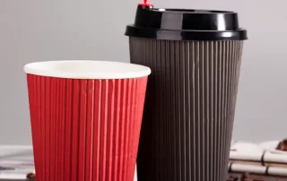 recyclable ripple wall paper cup