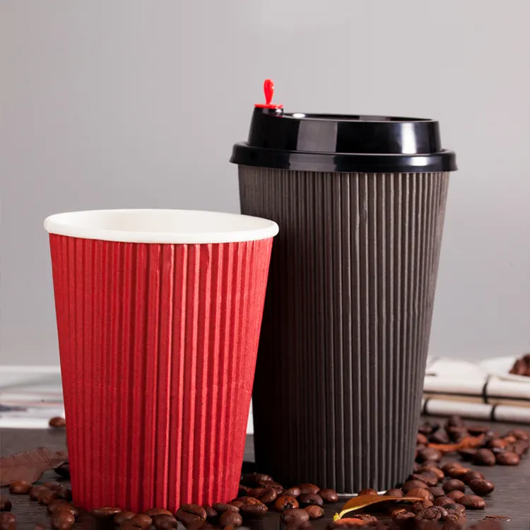 recyclable ripple wall paper cup