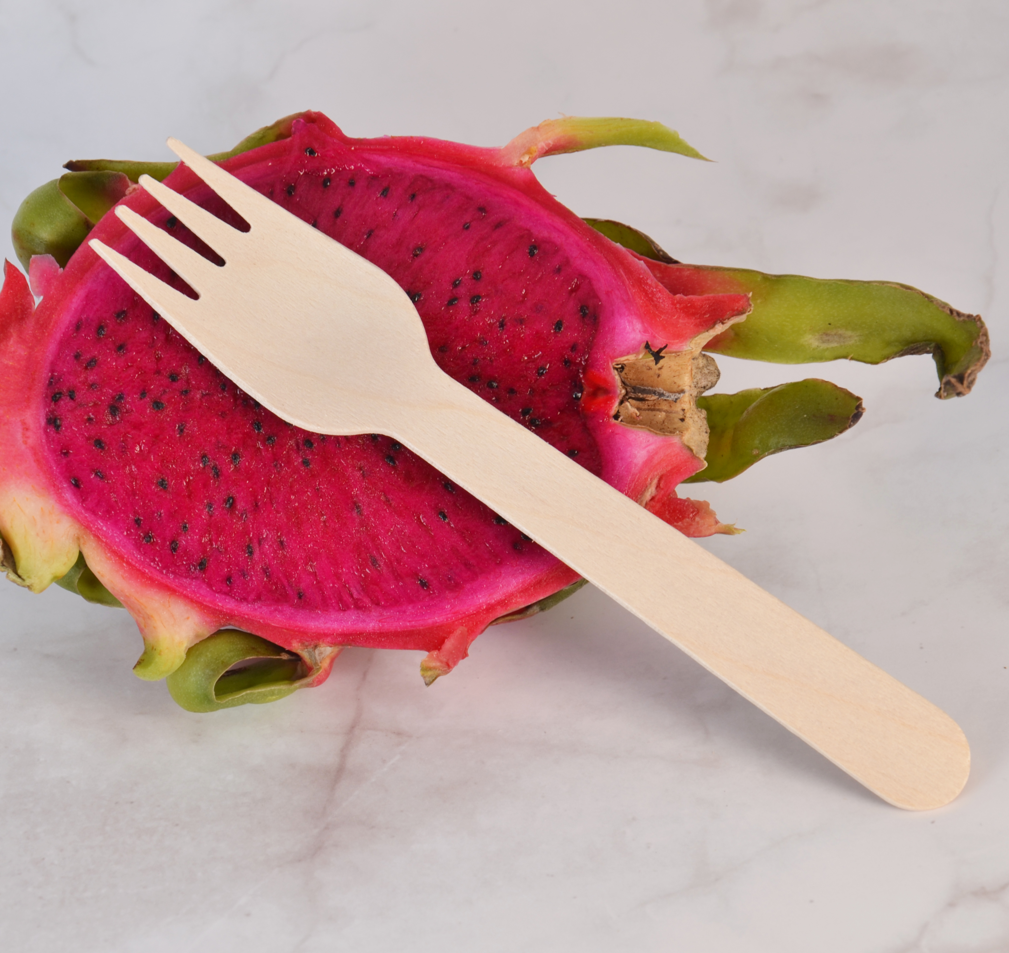 160mm Disposable Wooden Fork Fsc® 100% Certified Birchwood