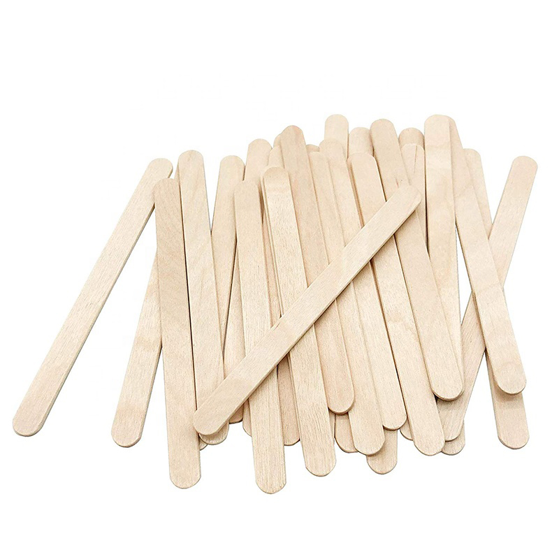 Disposable Wooden ice cream sticks FSC® 100% certified birchwood