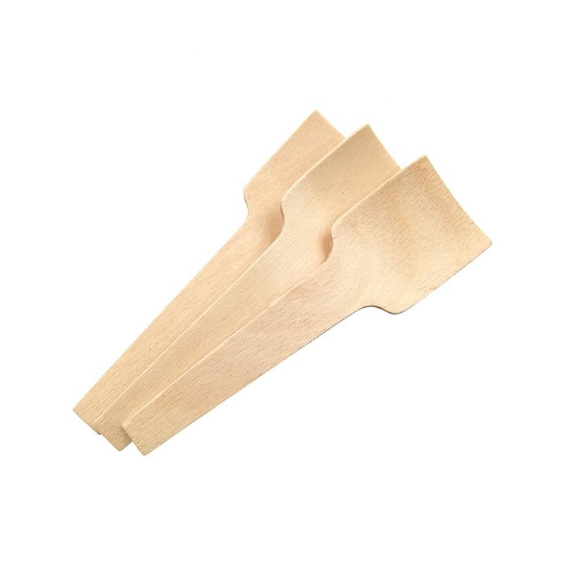 Disposable Wooden mini spoon FSC® 100% certified birchwood