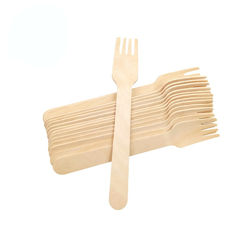 140mm disposable wooden knife fsc® 100% certified birchwood