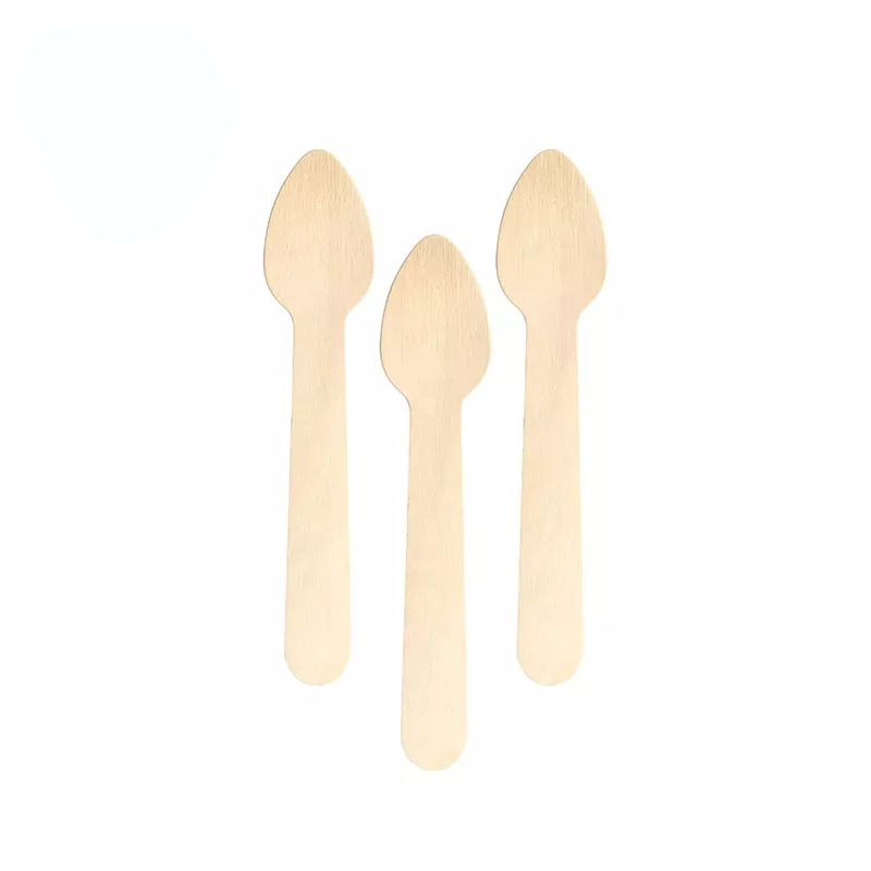 disposable wooden teaspoon fsc® 100% certified birchwood