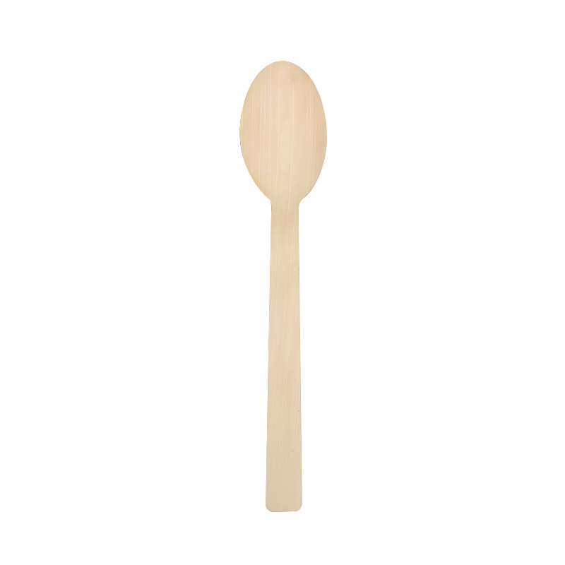Individually Wrapped Disposable Bamboo Spoon Set