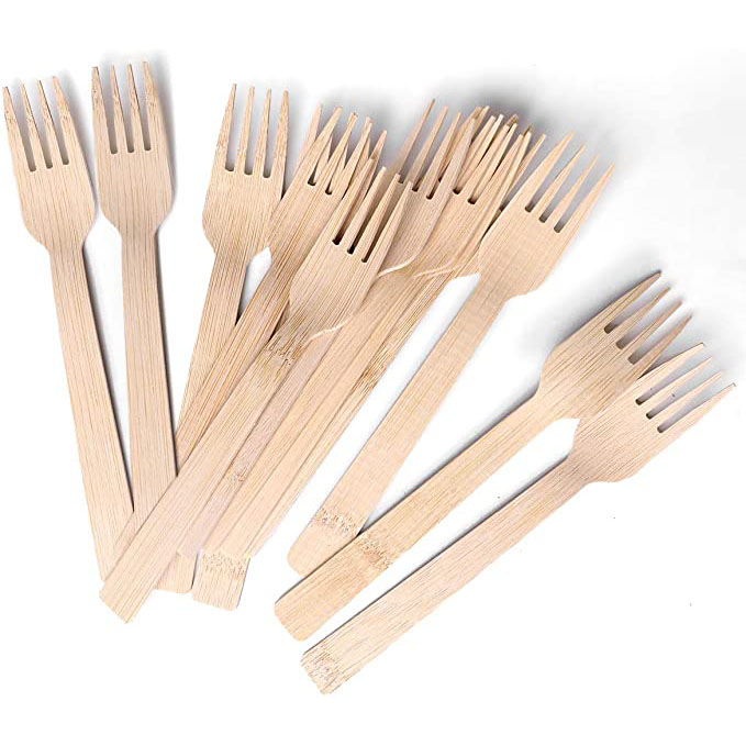 Disposable Bamboo fork 6.7 Inch