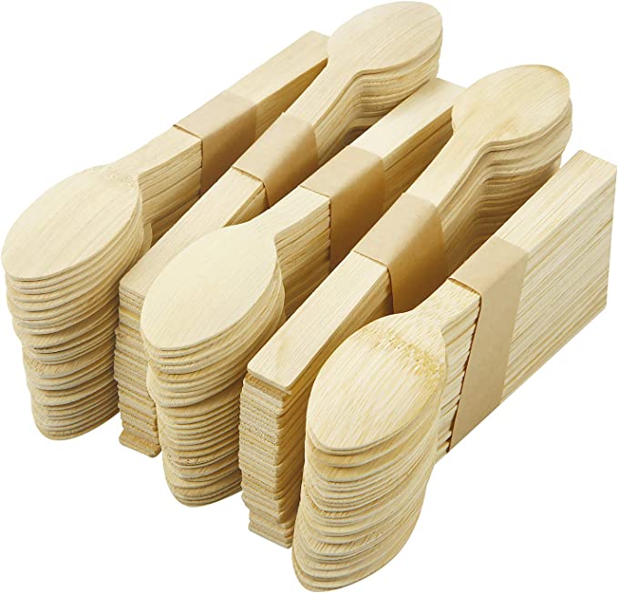 Disposable Bamboo Spoon 5.5 Inch