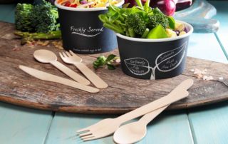 wooden disposable cutlery