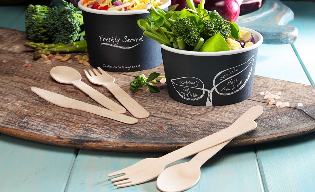 wooden disposable cutlery