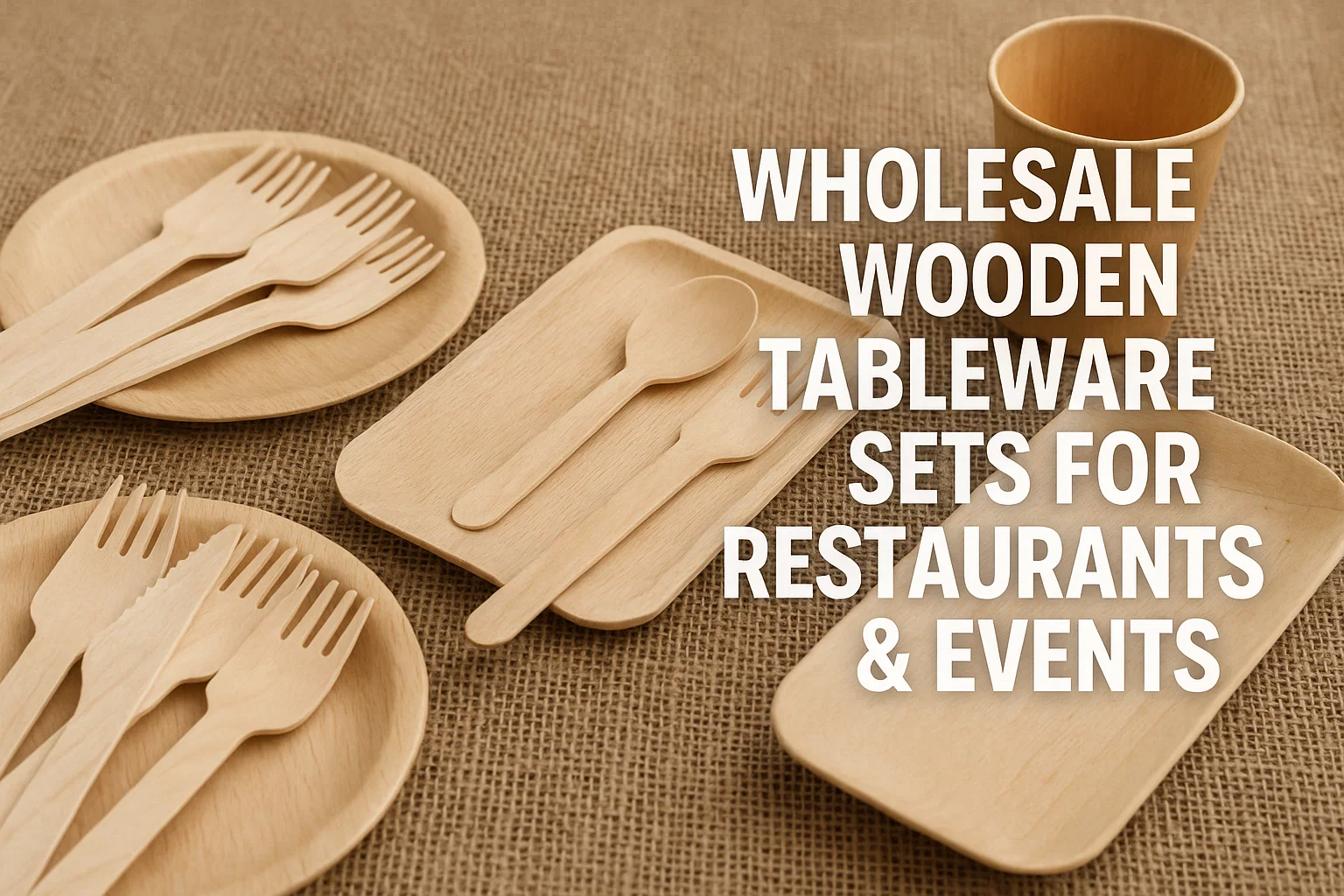 Wholesale Wooden Tableware Sets for Restaurants & Events – Eco-Friendly and Customizable