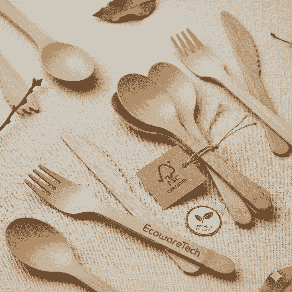 Wooden-bamboo-cutlery-alternatives-meeting-EU-Single-Use-Plastics-PPWR-Compliance
