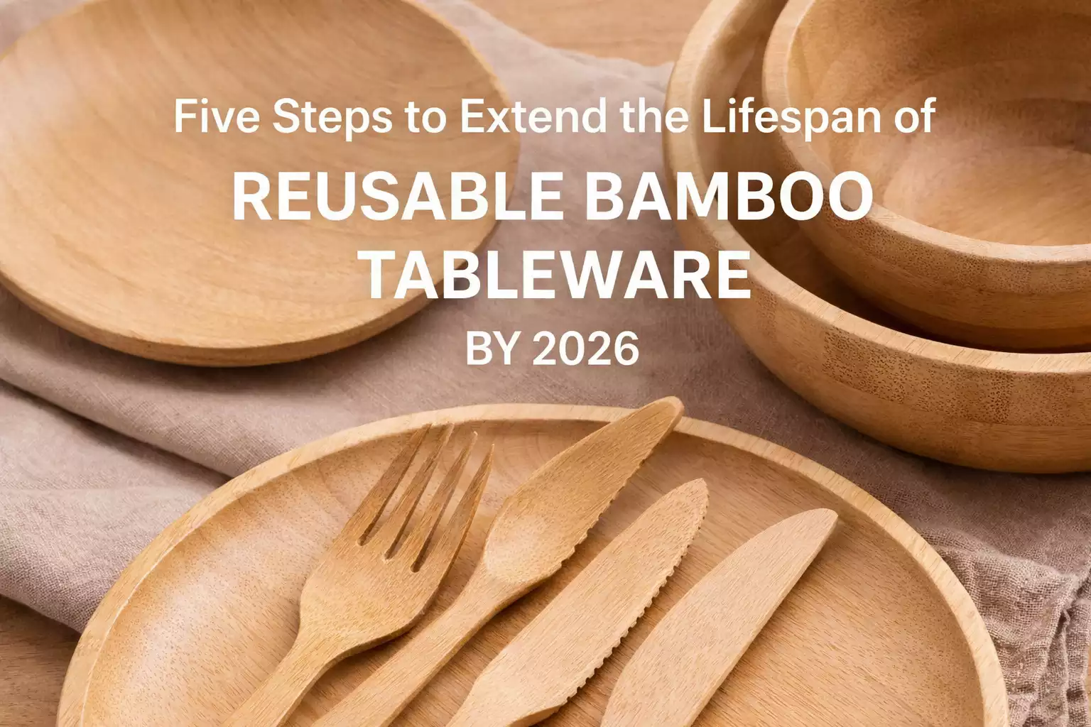 Five Steps to Extend the Lifespan of Reusable Bamboo Tableware by 2026