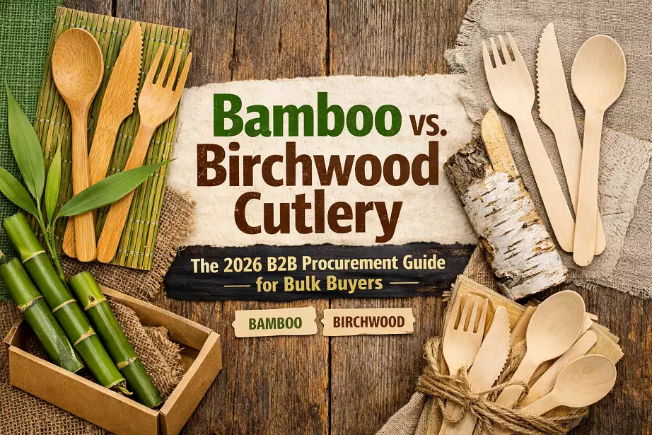 Bamboo vs. Birchwood Cutlery: The 2026 B2B Procurement Guide for Bulk Buyers