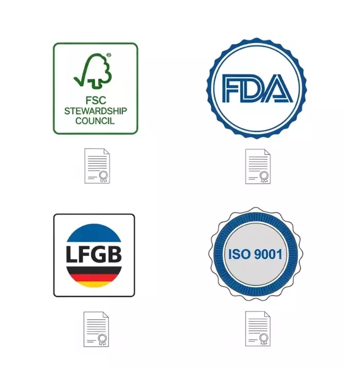 bamboo-tableware-certifications-fsc-fda-lfgb-iso-china